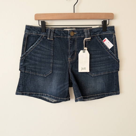 Jolt Pants - Jolt Womens 7 Denim Jean Shorts NWT Casual Classic Preppy Summer Streetwear